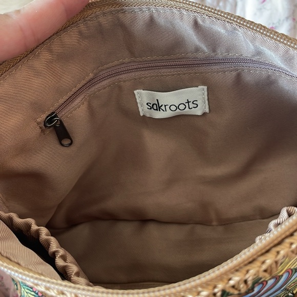 Sakroots Cosmetic Bag Bali Wana Animal Rain Forest Jungle Green Essentials Large - Picture 2 of 10